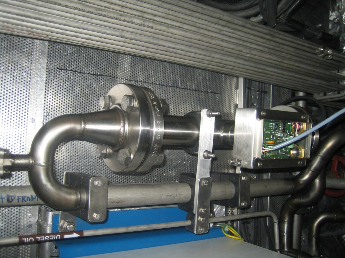 ZT100 installed on diesel fuel line